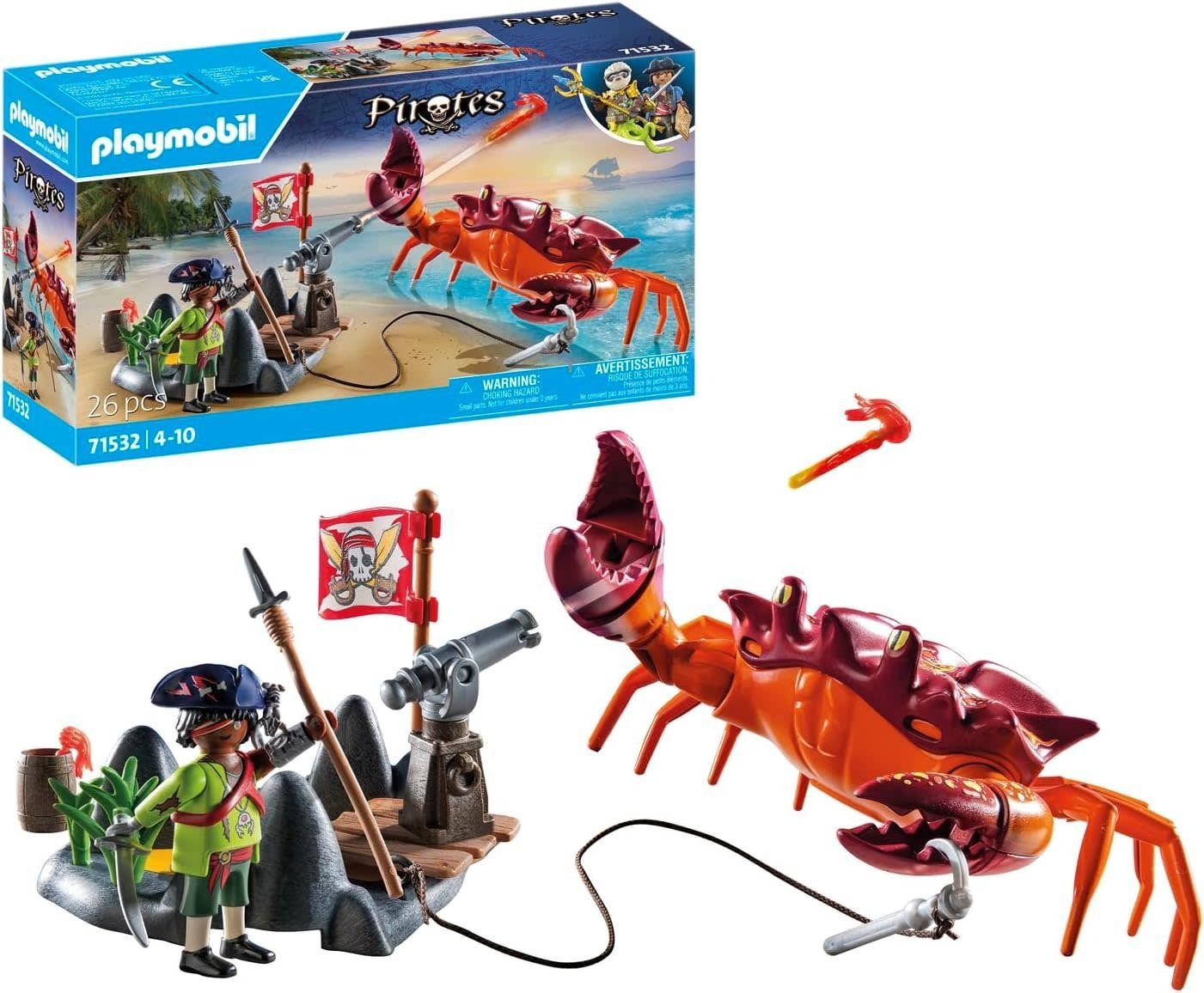 Playmobil Pirates Battle with the Giant Crab