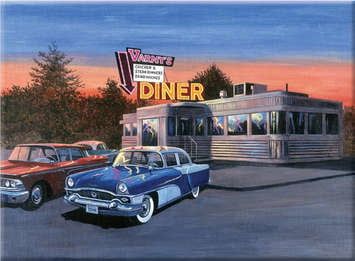 Paint by Numbers Large 50&#39;s Diner
