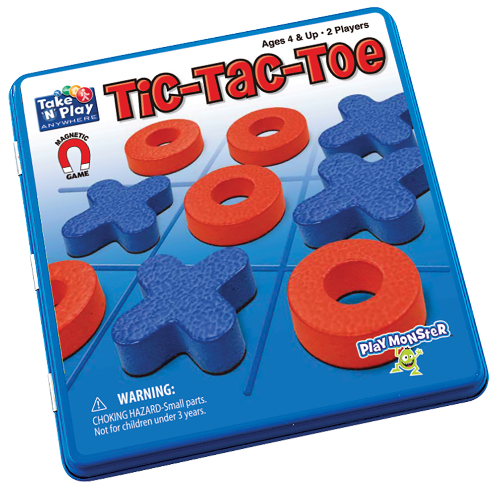 Take &#39;n Play Magnetic Tin Game: Tic Tac Toe