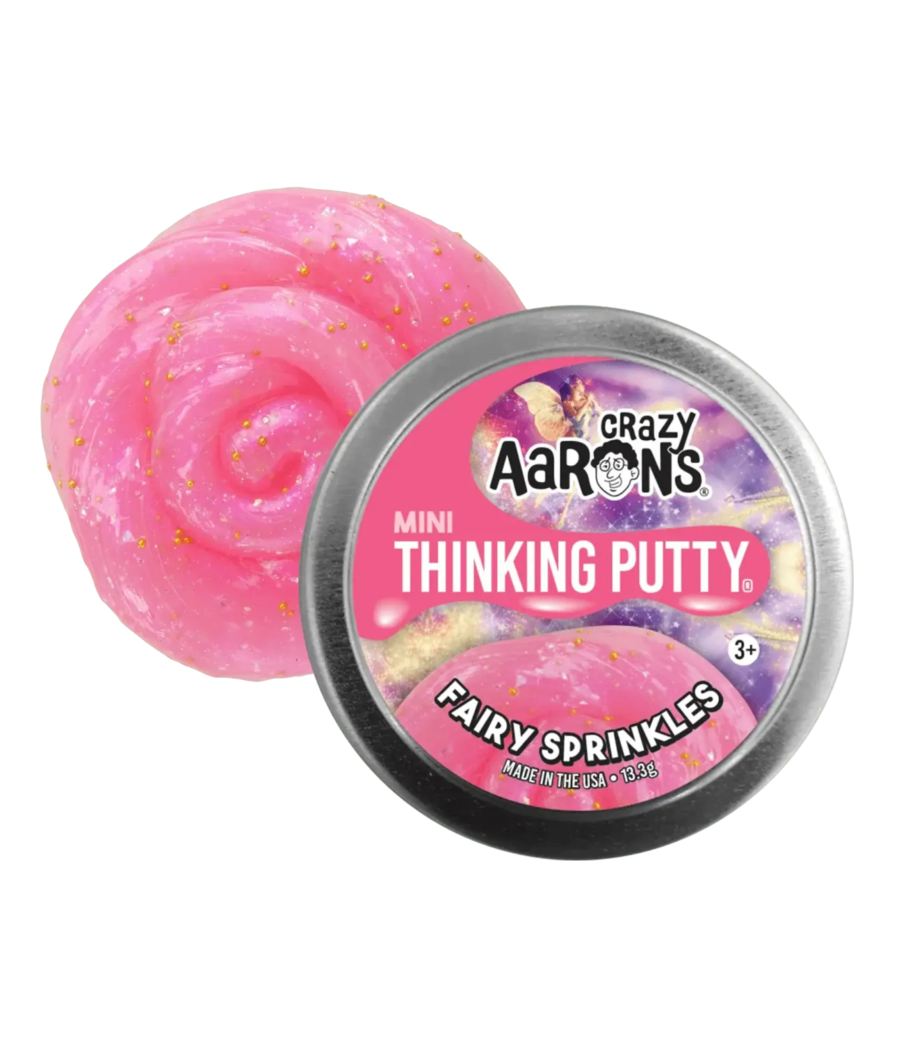 Crazy Aaron&#39;s Thinking Putty Mini Tin Fairy Sprinkles