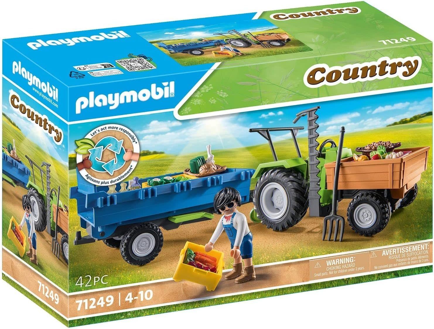 Playmobil Country Harvester Tractor with Trailer