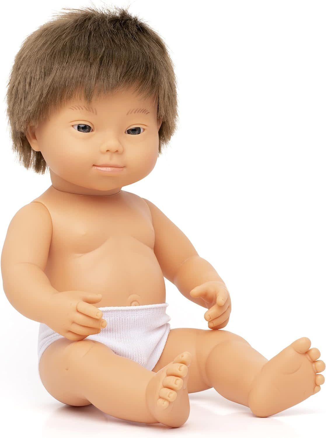 Baby Doll Caucasian Boy with Down Syndrome 15&quot;