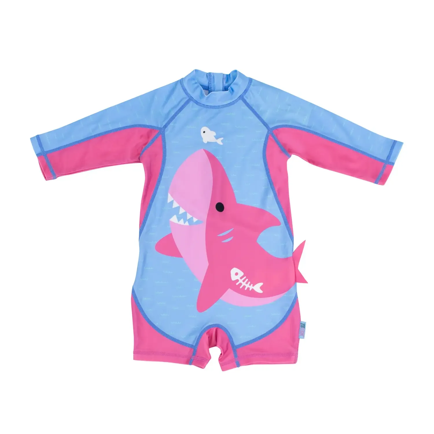 One Piece Swimsuit Sophie the Shark UPF50 + Rashguard Size 6 - 12M