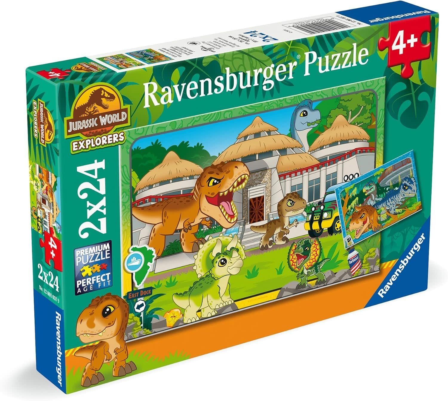 Ravensburger Puzzle 2x24pc Jurassic World Explorers