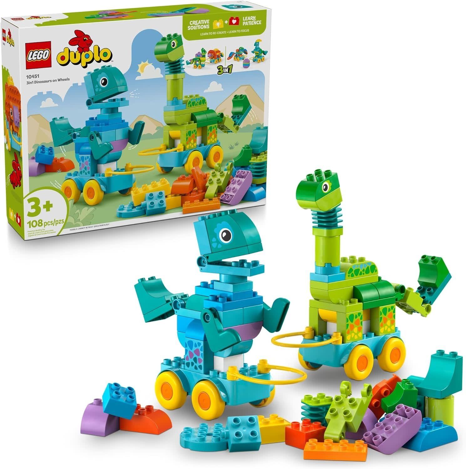Lego Duplo 3 in 1 Dinosaurs on Wheels