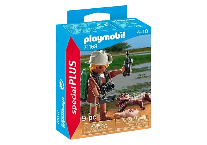 Playmobil Special Plus Researcher with Alligator