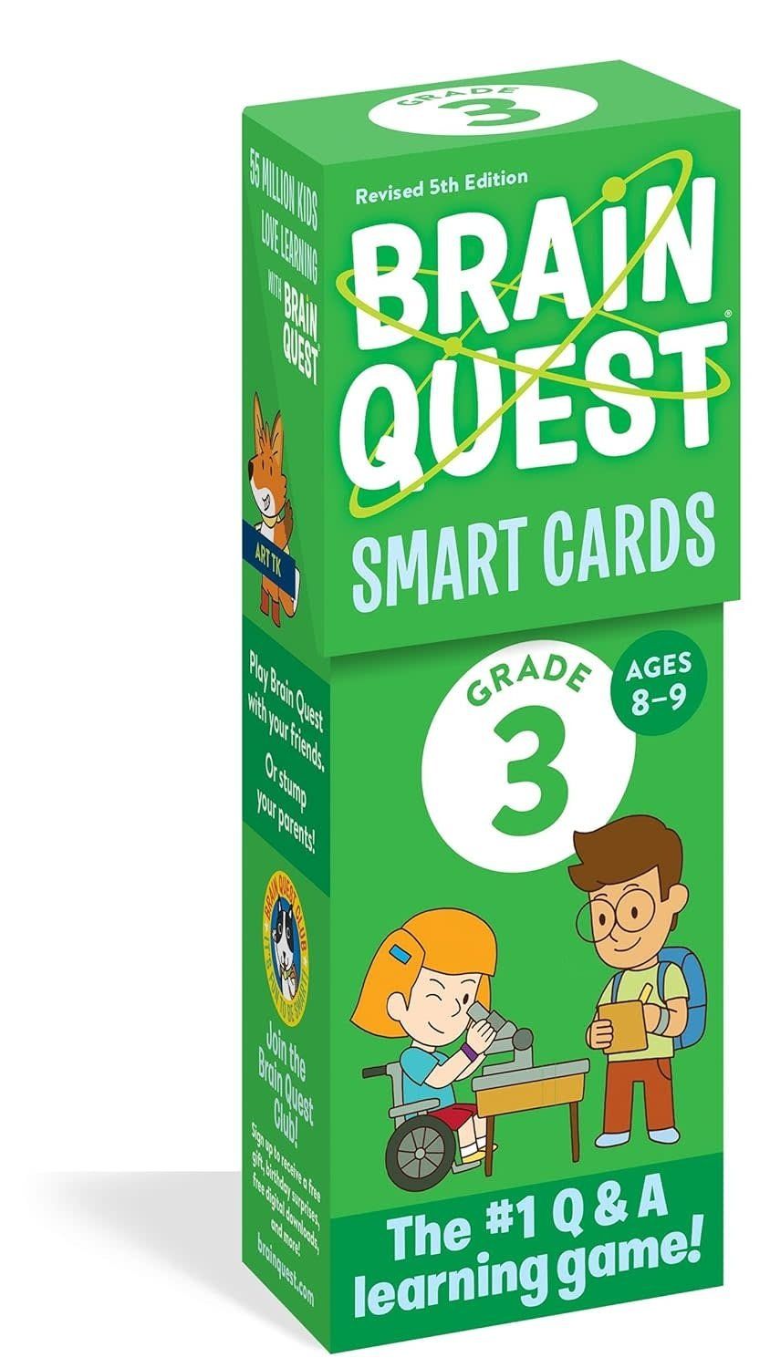 Brain Quest Smart Cards Grade 3 Ages 8-9