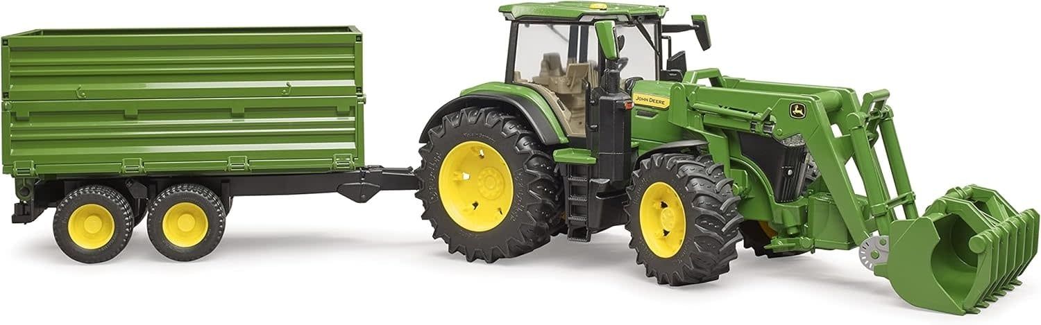 Bruder John Deere 7R 350 Tractor with Loader and Trailer