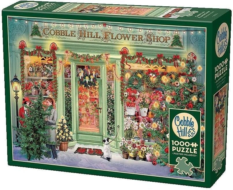 Cobble Hill Puzzle 1000pc Christmas Flower Shop