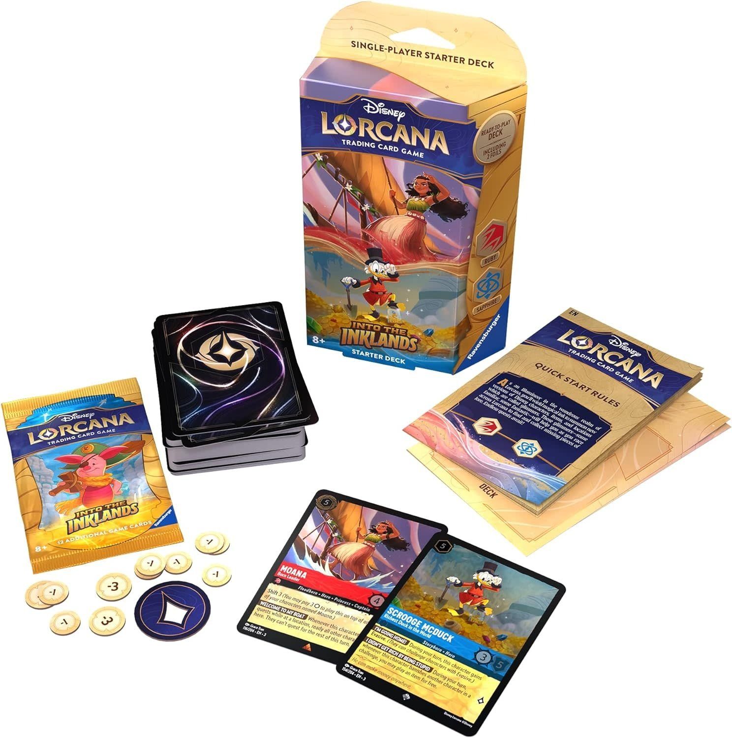 Disney&#39;s Lorcana Into the Inklands Starter Deck