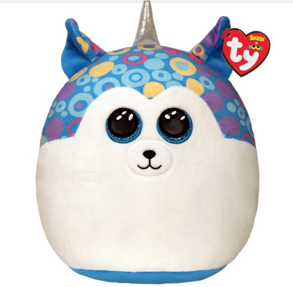 Ty Squishy Beanies Helena Husky 14&quot;