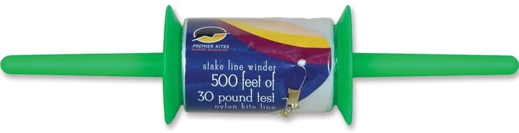 Premium Kite Line 30lb x 500&#39; Stake Winder