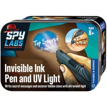 Thames &amp; Kosmo&#39;s Spy Labs: Invisible Ink Pen and UV Light