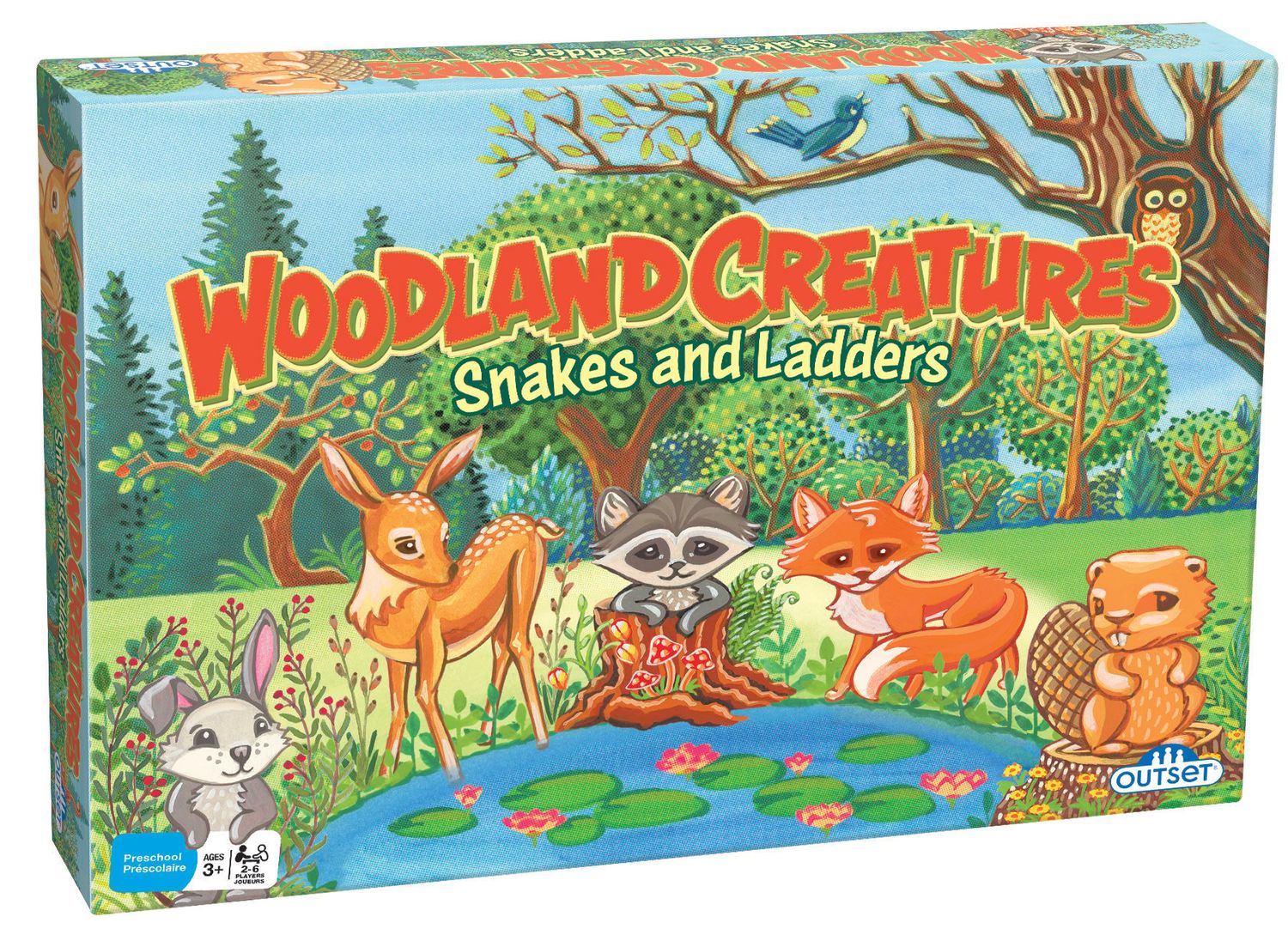 Woodland Creatures Snakes and Ladders