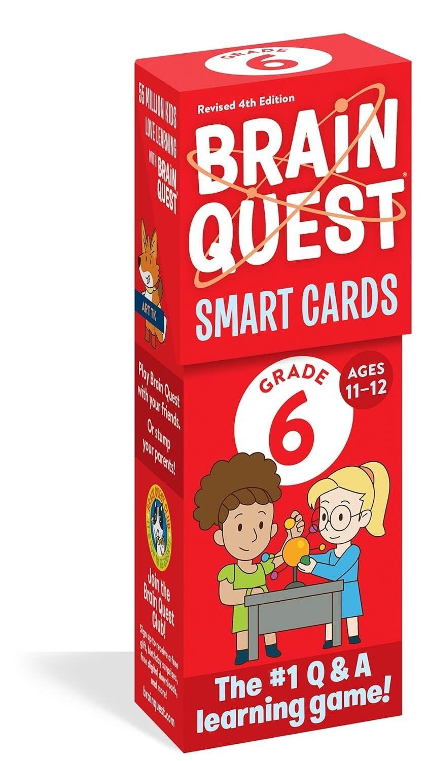 Brain Quest Smart Cards Grade 6 Ages 11-12