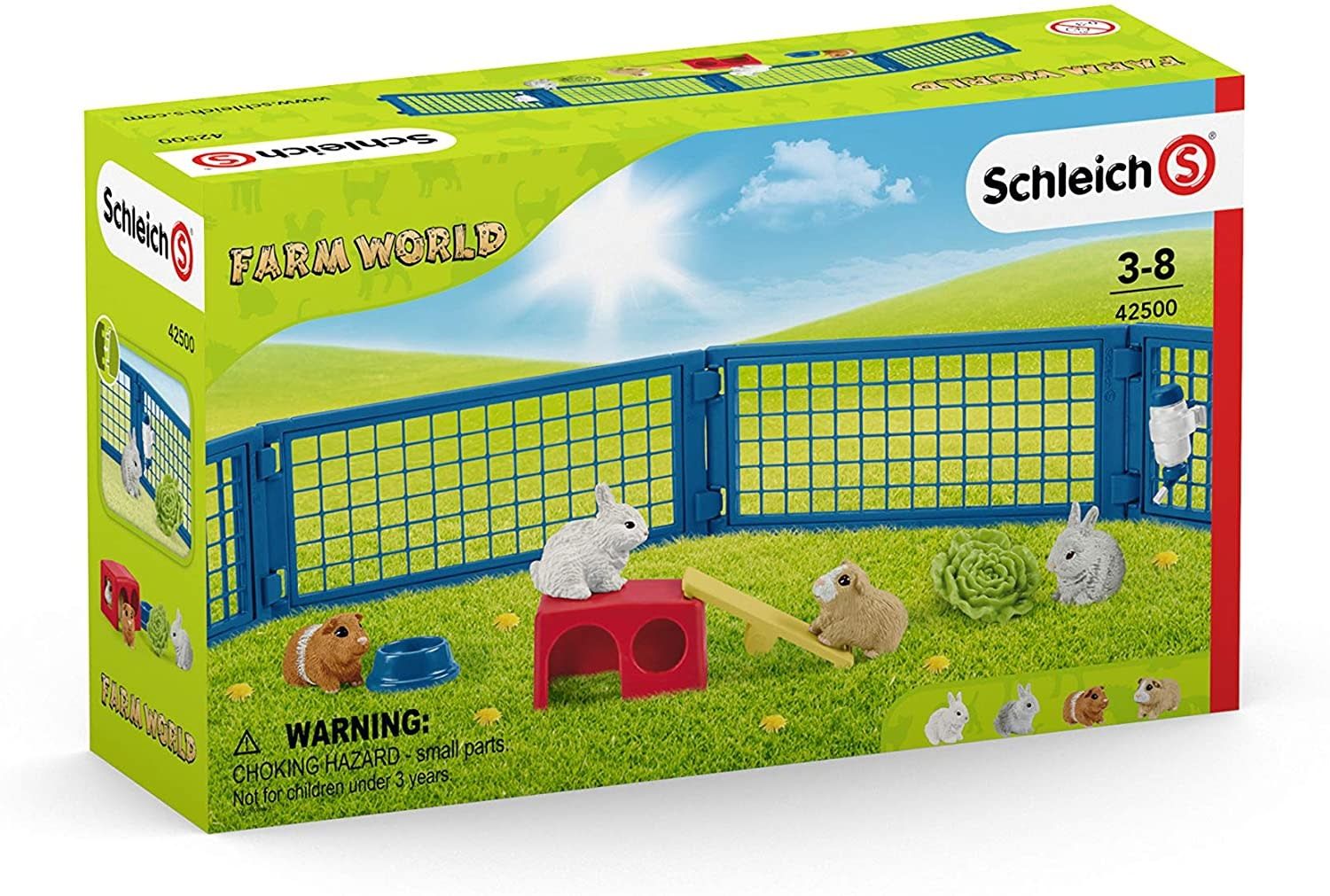 Schleich Farm World Rabbit and Guinea Pig Hutch