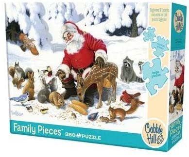 Cobble Hill Family Puzzle 350pc Santa Claus &amp; Friends