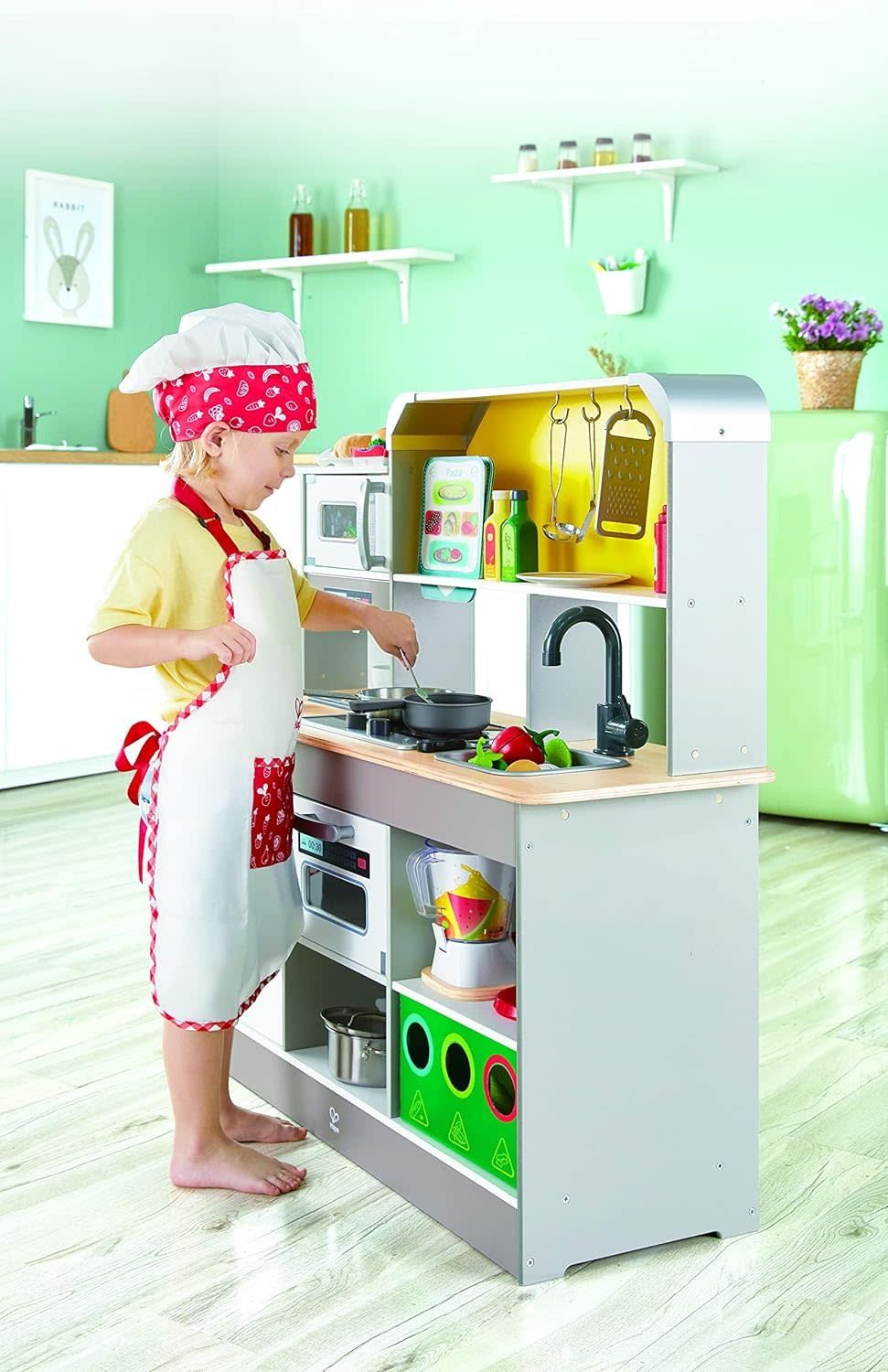Hape Deluxe Kitchen Playset with Fan Fryer