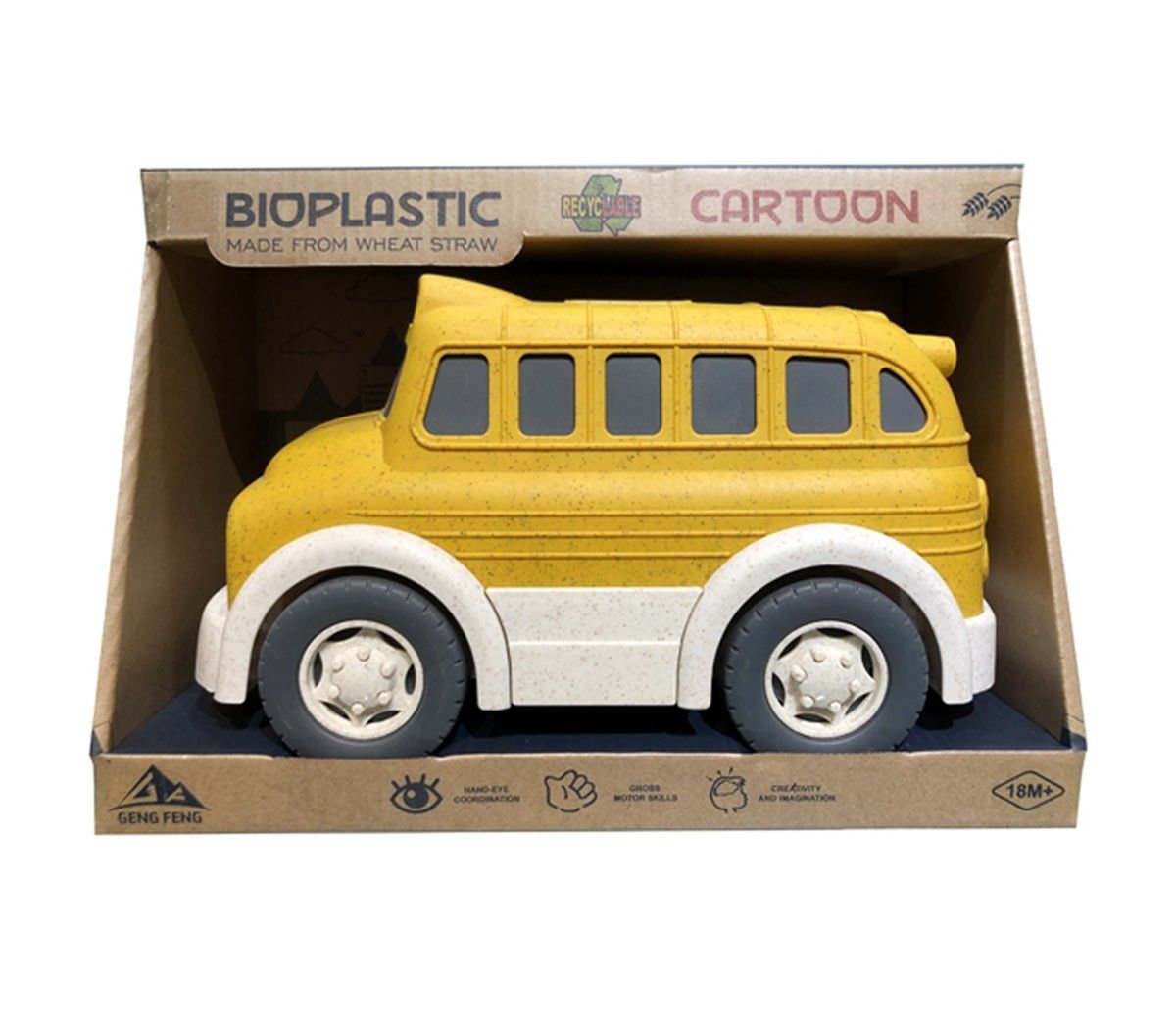 Bio Plastic 11&quot; School Bus