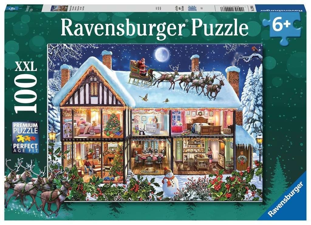 Ravensburger Puzzle 100pc Christmas at Home