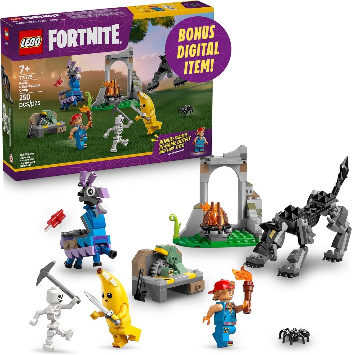Lego Fortnite Peely &amp; Sparkplug&#39;s Camp
