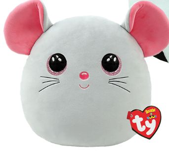 Ty Squishy Beanies 14&quot; Catnip Mouse