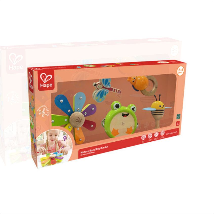 Hape Toddler Music Nature Band Rhythm Kit