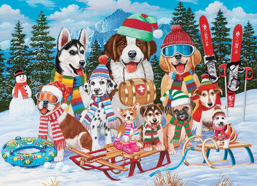 Cobble Hill Puzzle 500pc Snow Day