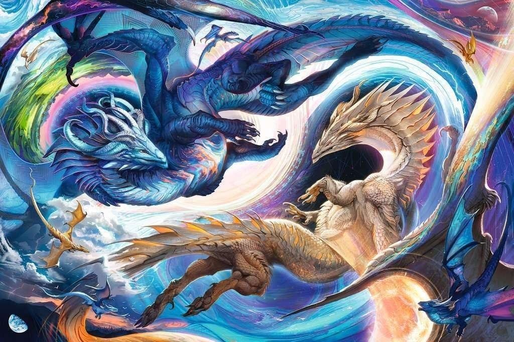 Ravensburger Puzzle 5000pc Dragon Day and Night