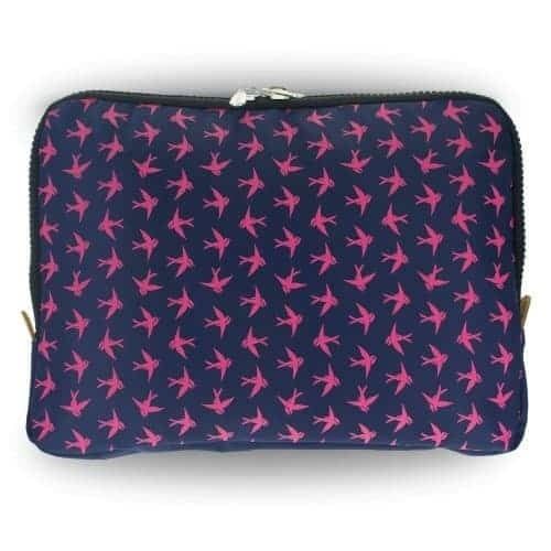 Yumbox Poche Navy with Bird Print