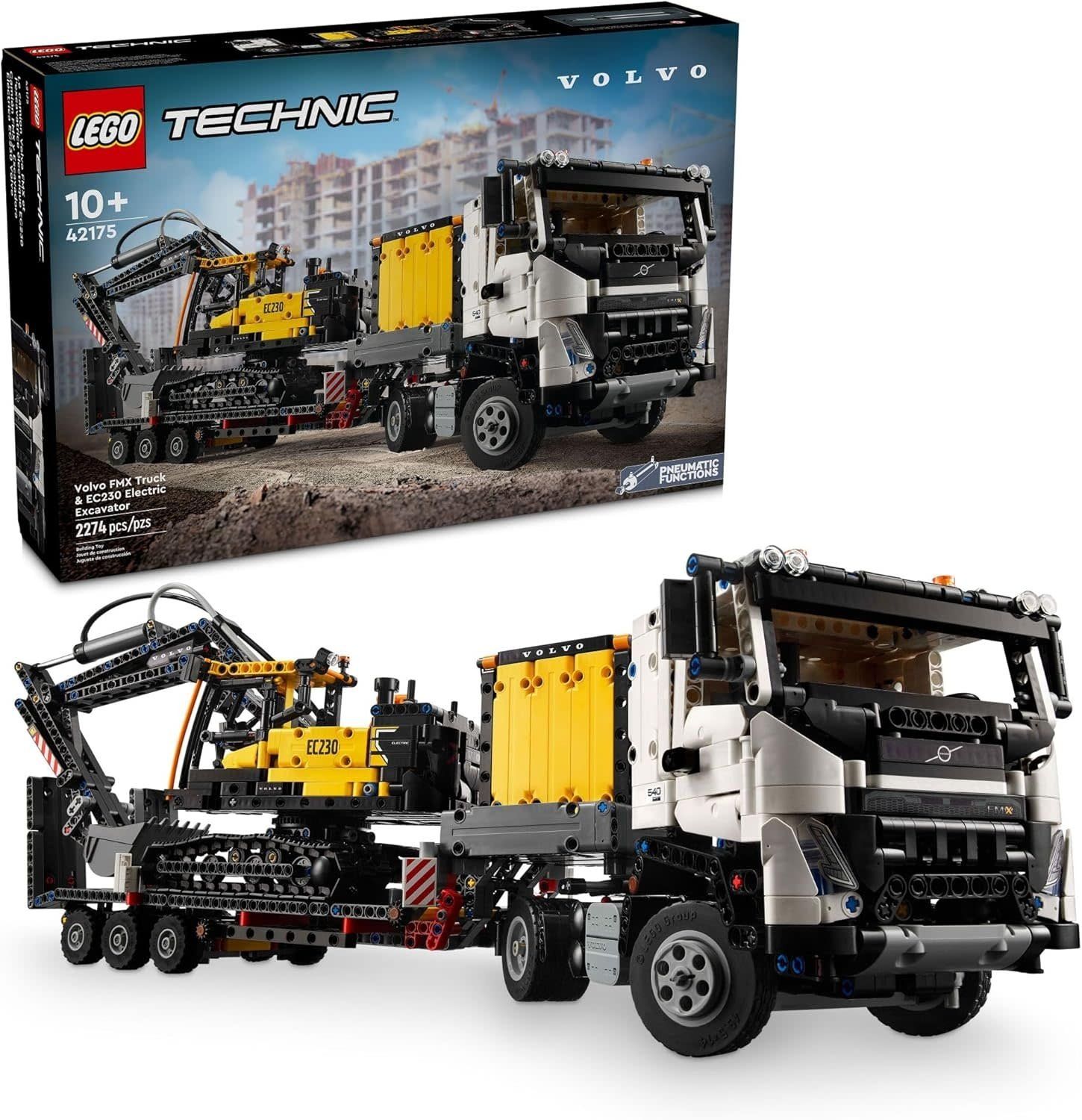 Lego Technic Volvo Truck &amp; Electric Excavator