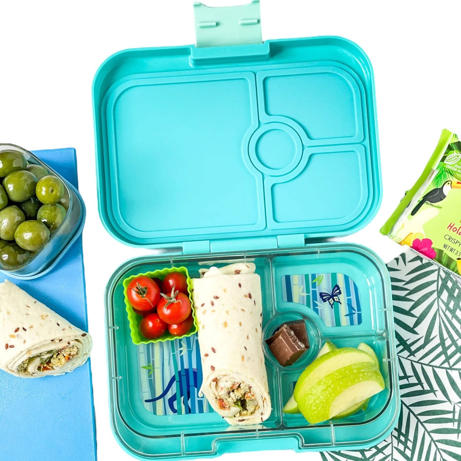 Yumbox Lunch Box Panino 4 Compartments Tropical Aqua