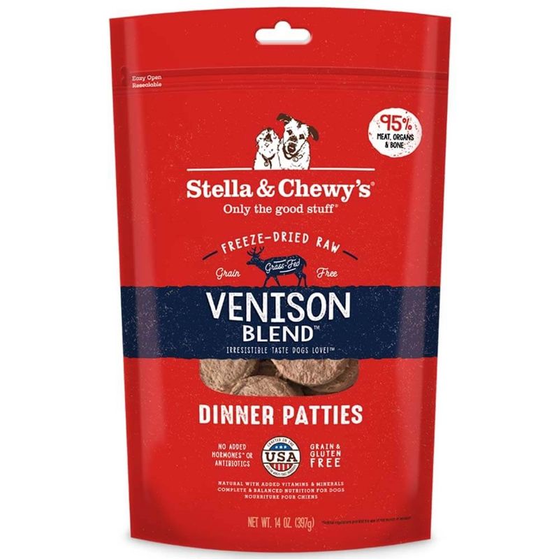 Stella &amp; Chewy&#39;s® Venison Blend Freeze-Dried Raw Dinner Patties, Size: 5.5oz