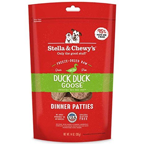 Stella &amp; Chewy&#39;s® Duck Duck Goose Freeze-Dried Raw Dinner Patties, Size: 5.5oz