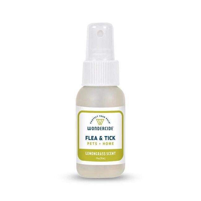 Wondercide Lemongrass Flea &amp; Tick Spray for Pets + Home with Natural Essential Oils, Size: 1 OZ