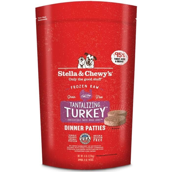 Stella &amp; Chewy&#39;s® Tantalizing Turkey Frozen Raw Dinner Patties For Dogs