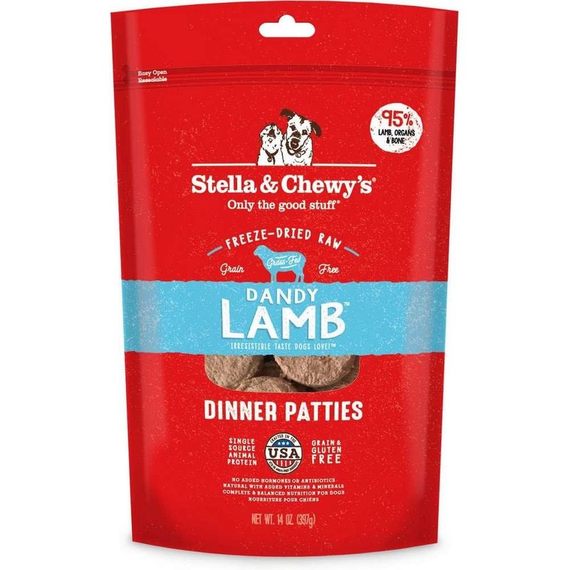 Stella &amp; Chewy&#39;s® Dandy Lamb Freeze-Dried Raw Dinner Patties