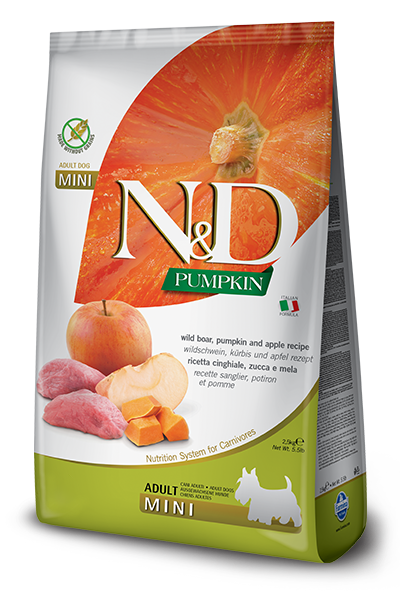 Farmina PUMPKIN Grain Free Boar &amp; Apple Mini Adult