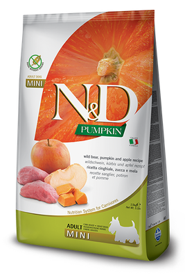 Farmina PUMPKIN Grain Free Boar &amp; Apple Mini Adult