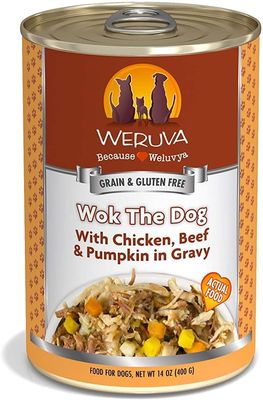 Weruva Wok The Dog with Chicken, Beef &amp; Pumpkin in Gravy
