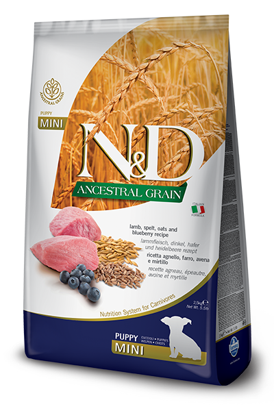 Farmina ANCESTRAL GRAIN Lamb &amp; Blueberry Mini Puppy