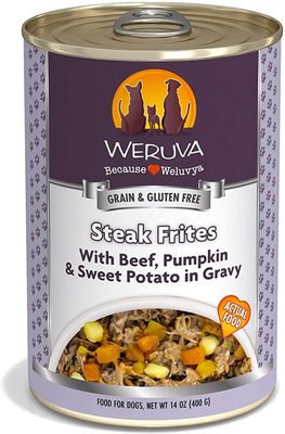 Weruva Steak Frites with Beef, Pumpkin &amp; Sweet Potato in Gravy