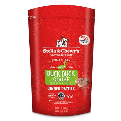 Stella &amp; Chewy&#39;s® Duck Duck Goose Frozen Raw Dinner Patties 