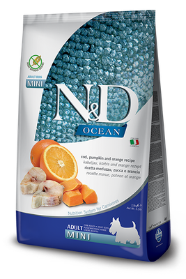 Farmina PUMPKIN OCEAN Grain Free Codfish &amp; Orange Mini Adult