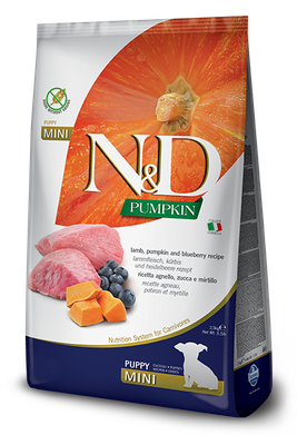 Farmina PUMPKIN Grain Free Lamb &amp; Blueberry Mini Puppy