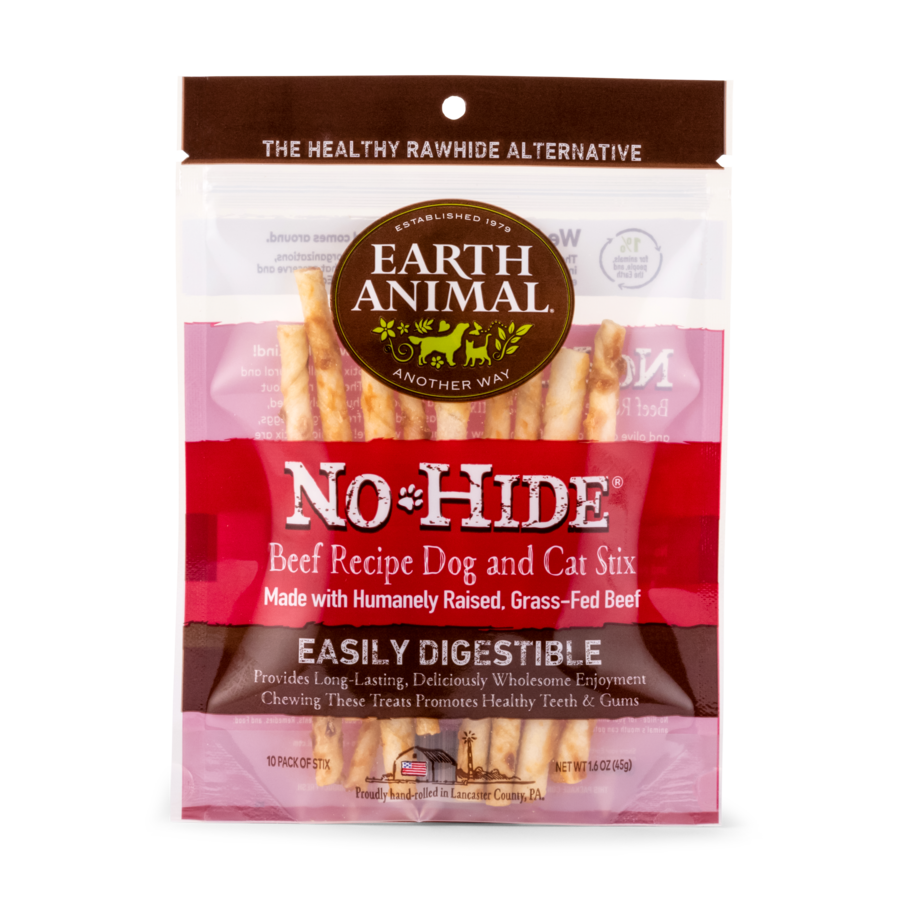 Earth Animal No-Hide® Beef Chews Small 10 Pk