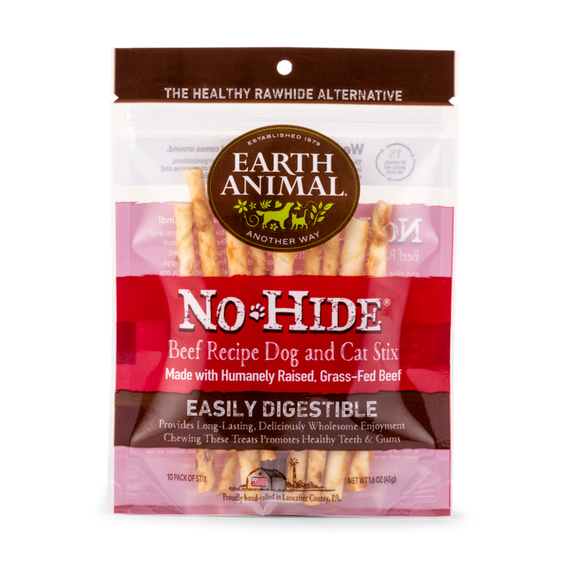 Earth Animal No-Hide® Beef Chews Small 10 Pk