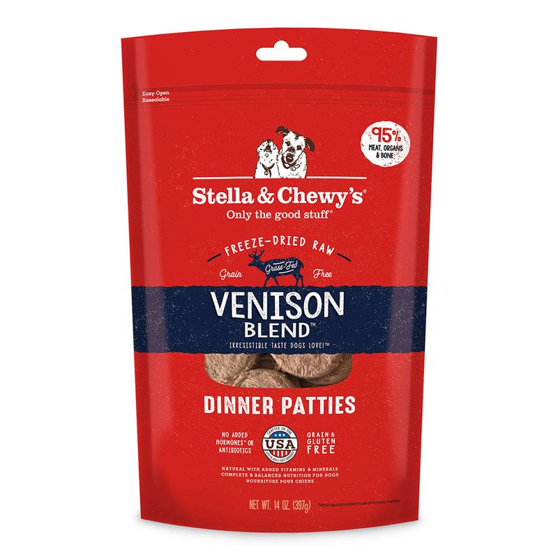 Stella &amp; Chewy&#39;s® Venison Blend Freeze-Dried Raw Dinner Patties