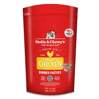 Stella &amp; Chewy&#39;s® Chicken Frozen Raw Dinner Patties For Dogs