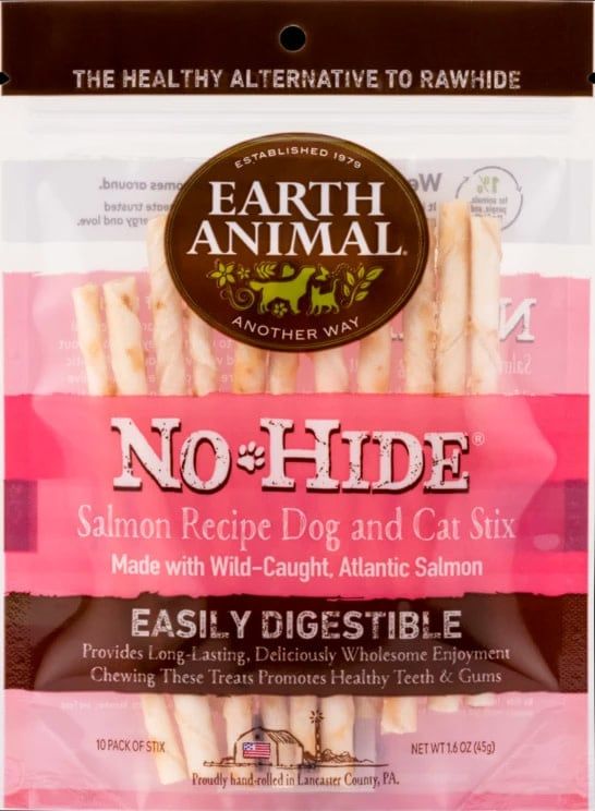 Earth Animal No-Hide® Salmon Chews Small 10 Pk